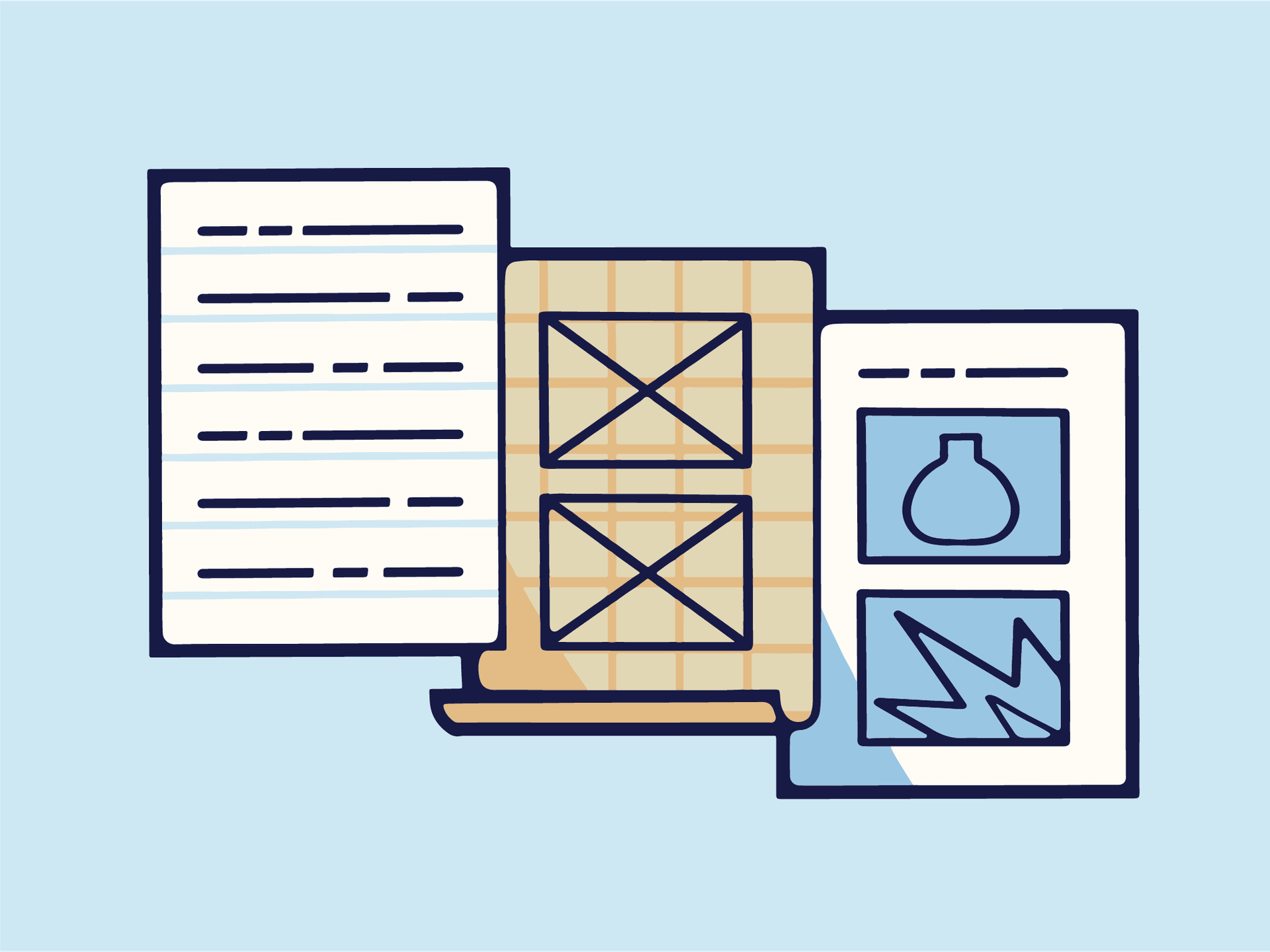 Waterfall workflow diagram